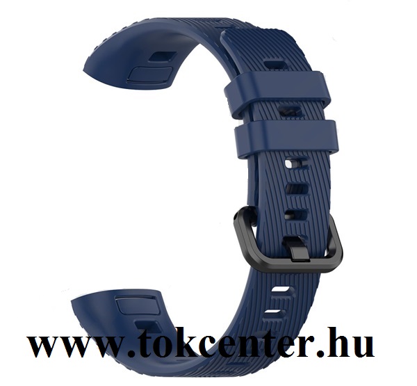 Huawei Band 4 Pro Pótszíj (szilikon, állítható) SÖTÉTKÉK
