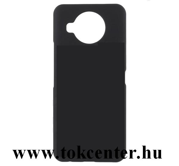 Nokia 8.3 5G Műanyag telefonvédő (gumírozott) FEKETE
