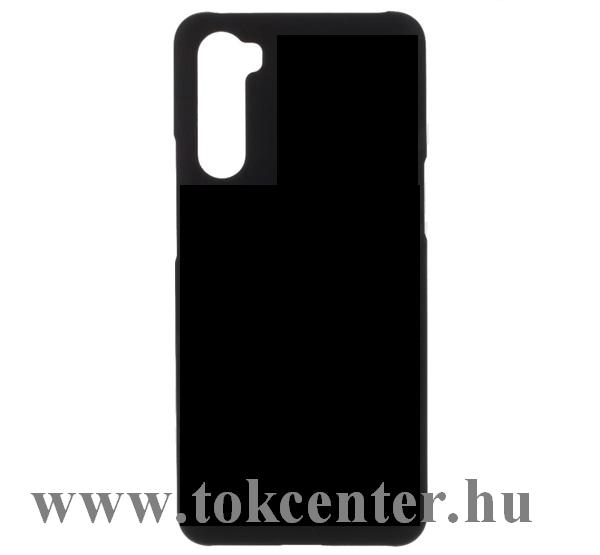OnePlus Nord Műanyag telefonvédő (gumírozott) FEKETE