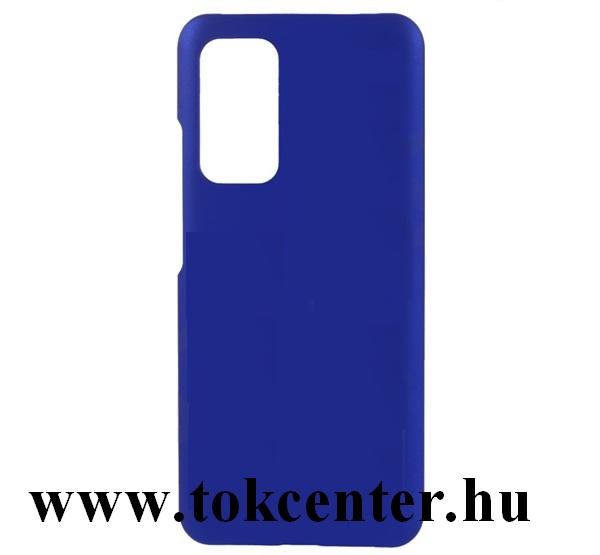 Xiaomi Mi 10T 5G / Xiaomi Mi 10T Pro 5G Műanyag telefonvédő (gumírozott) SÖTÉTKÉK