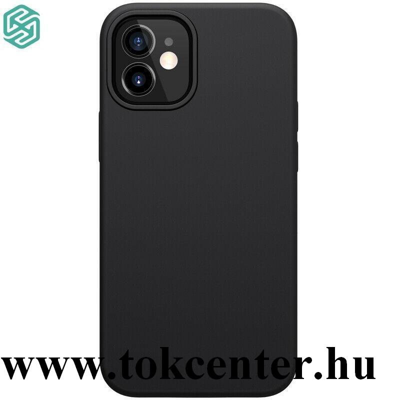 Apple iPhone 12 mini NILLKIN FLEX PURE PRO szilikon telefonvédő (mágneses, gumírozott) FEKETE
