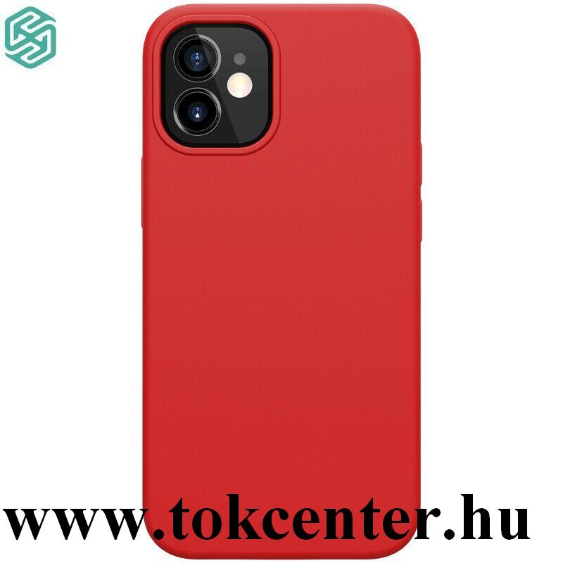 Apple iPhone 12 mini NILLKIN FLEX PURE PRO szilikon telefonvédő (mágneses, gumírozott) PIROS