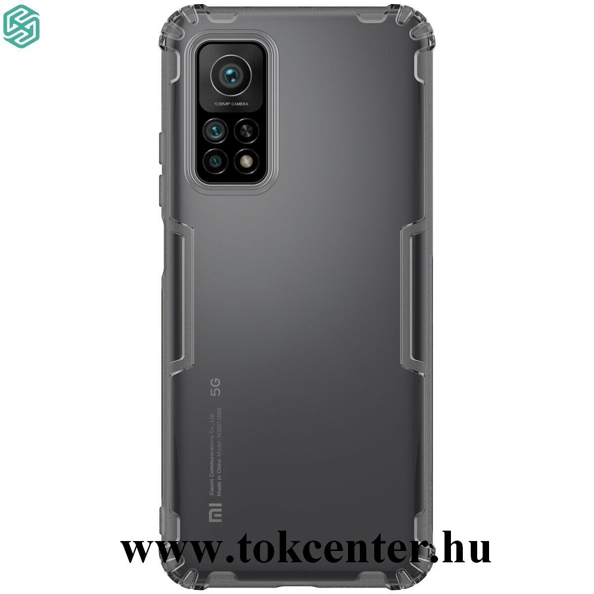 Xiaomi Mi 10T 5G / Xiaomi Mi 10T Pro 5G NILLKIN NATURE szilikon telefonvédő (közepesen ütésálló, légpárnás sarok, 0.6 mm, ultravékony) SZÜRKE