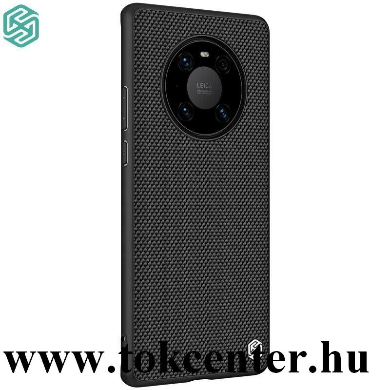 Huawei Mate 40 Pro NILLKIN TEXTURED műanyag telefonvédő (közepesen ütésálló, szilikon keret, 3D minta) FEKETE