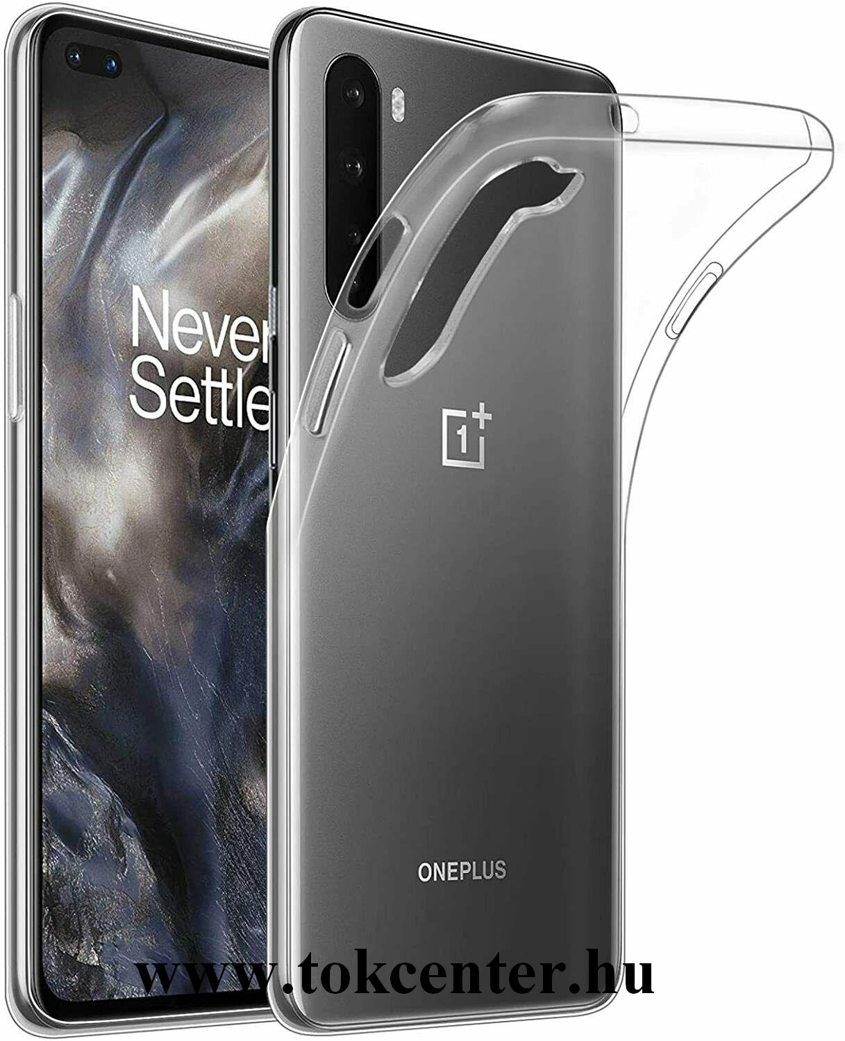 OnePlus Nord Szilikon telefonvédő (ultravékony) ÁTLÁTSZÓ
