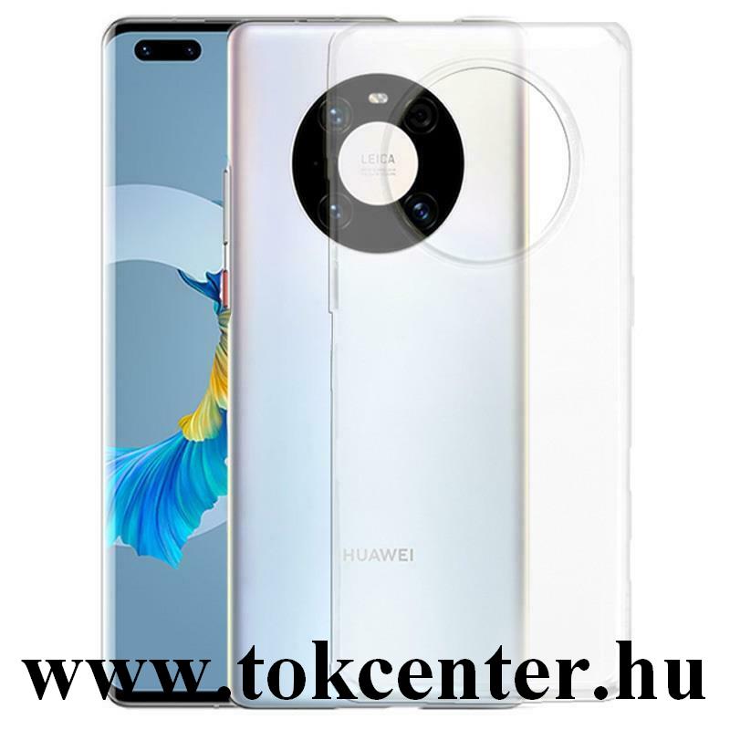 Huawei Mate 40 Pro Szilikon telefonvédő (ultravékony) ÁTLÁTSZÓ