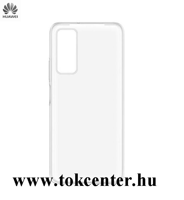 Huawei P Smart (2021) Gyári Szilikon telefonvédő ÁTLÁTSZÓ (51994287)