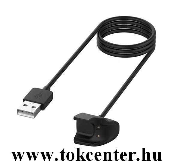 Samsung Galaxy Fit 2 Töltőkábel (USB, mágneses, 100 cm) FEKETE