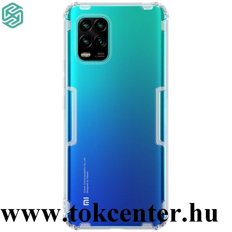 Xiaomi Mi 10 Lite 5G NILLKIN NATURE szilikon telefonvédő (közepesen ütésálló, légpárnás sarok, 0.6 mm, ultravékony) ÁTLÁTSZÓ