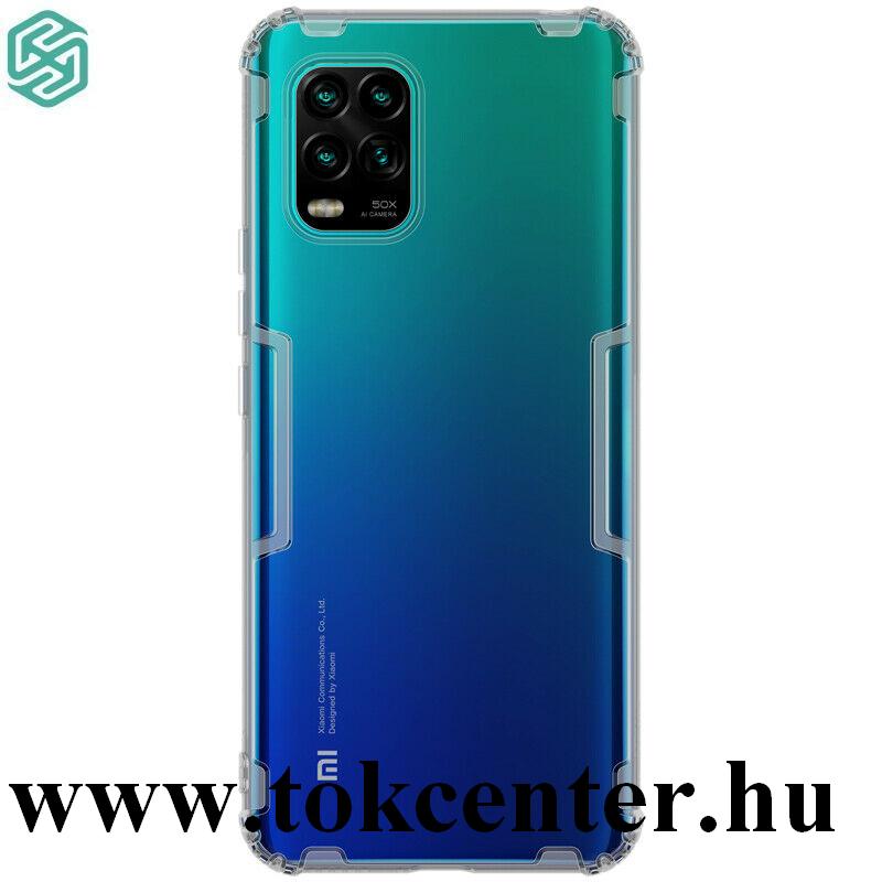 Xiaomi Mi 10 Lite 5G NILLKIN NATURE szilikon telefonvédő (közepesen ütésálló, légpárnás sarok, 0.6 mm, ultravékony) SZÜRKE