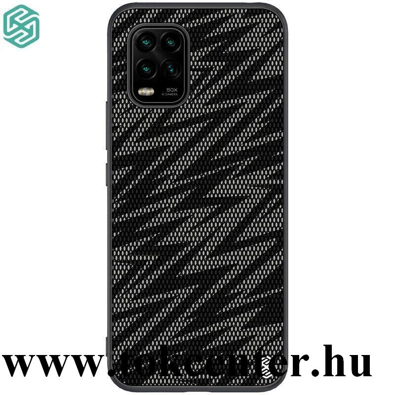 Xiaomi Mi 10 Lite 5G NILLKIN TWINKLE szilikon telefonvédő (közepesen ütésálló, műanyag hátlap, csillogó) FEKETE