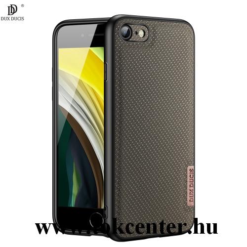 Apple iPhone 7 4.7 / iPhone 8 4.7 / iPhone SE (2020) DUX DUCIS FINO szilikon telefonvédő (műanyag belső, közepesen ütésálló, rombusz minta) SÖTÉTZÖLD