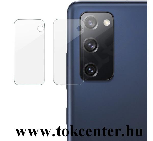 Samsung Galaxy S20 FE (SM-G780) IMAK kameravédő üveg (2 db, lekerekített szél, karcálló, 0.2 mm, 9H) ÁTLÁTSZÓ