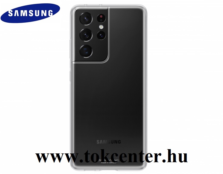 Samsung Galaxy S21 Ultra (SM-G998) 5G Gyári Műanyag telefonvédő ÁTLÁTSZÓ (EF-QG998TTEG)
