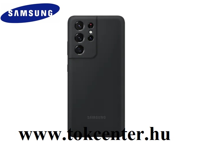 Samsung Galaxy S21 Ultra (SM-G998) 5G Gyári Szilikon telefonvédő FEKETE (EF-PG998TBEG)