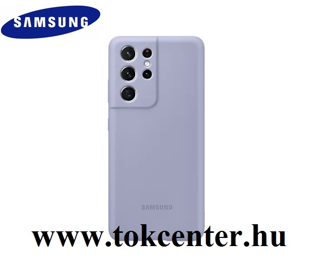 Samsung Galaxy S21 Ultra (SM-G998) 5G Gyári Szilikon telefonvédő LILA (EF-PG998TVEG)