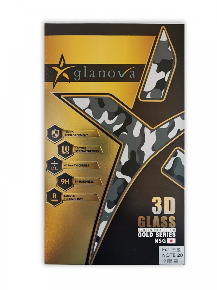 Xiaomi Mi Note 10 Lite MDX Képernyővédő üvegfólia, 3D, fekete előlapi üvegfólia