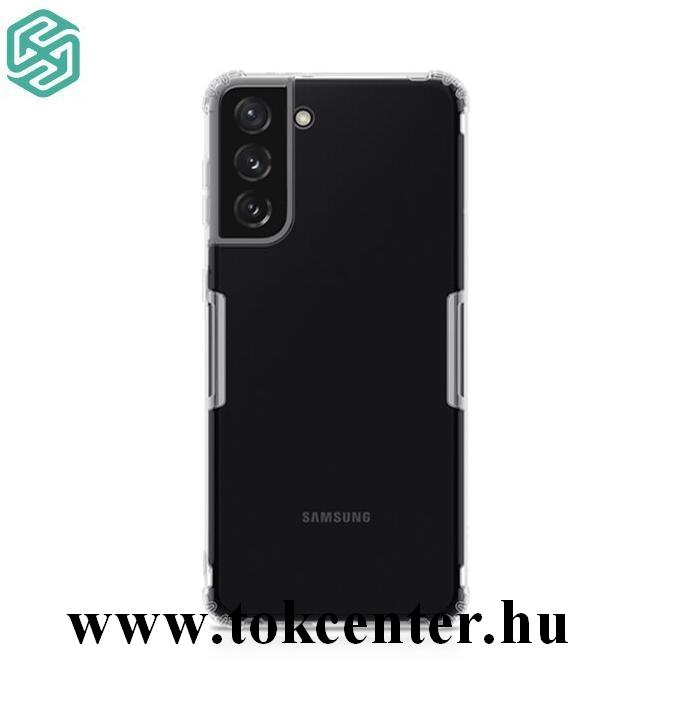 Samsung Galaxy S21 Plus (SM-G996) 5G NILLKIN NATURE szilikon telefonvédő (közepesen ütésálló, légpárnás sarok, 0.6 mm, ultravékony) ÁTLÁTSZÓ