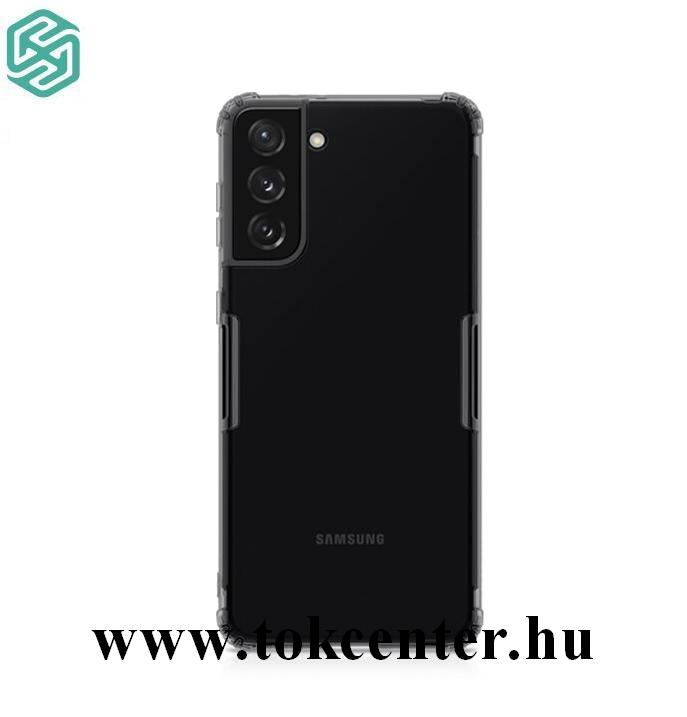 Samsung Galaxy S21 (SM-G991) 5G NILLKIN NATURE szilikon telefonvédő (közepesen ütésálló, légpárnás sarok, 0.6 mm, ultravékony) SZÜRKE