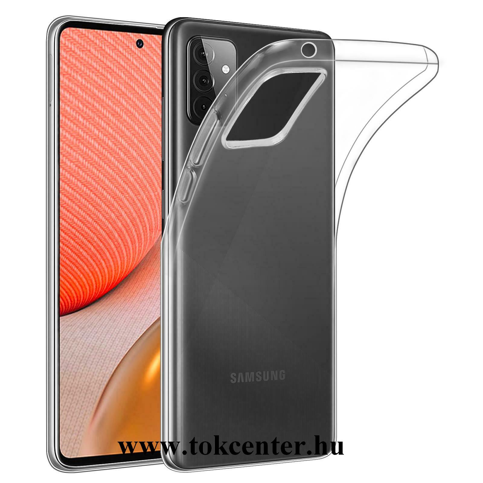 Samsung Galaxy A72 4G (SM-A725F) Szilikon telefonvédő (ultravékony) ÁTLÁTSZÓ