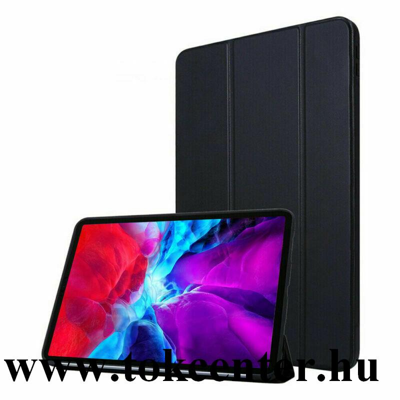 Apple IPAD Air 2020 (Air 4) / IPAD Pro 11 (2018) / IPAD Pro 11 (2020) Tok álló, bőr hatású (aktív flip, oldalra nyíló, TRIFOLD asztali tartó funkció) FEKETE
