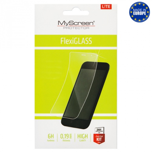 Samsung Galaxy A02s (SM-A025F) / Samsung Galaxy A12 (SM-A125F) MYSCREEN LITE FLEXI GLASS képernyővédő üveg (karcálló, ütésálló, 0.19mm, 6H, NEM íves) ÁTLÁTSZÓ