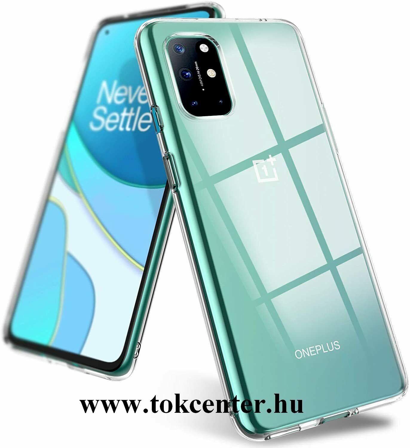 OnePlus 8T Szilikon telefonvédő (ultravékony) ÁTLÁTSZÓ