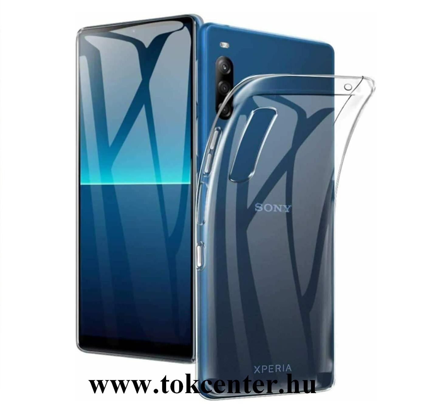 Sony Xperia L4 (XQ-AD5) Szilikon telefonvédő (ultravékony) ÁTLÁTSZÓ