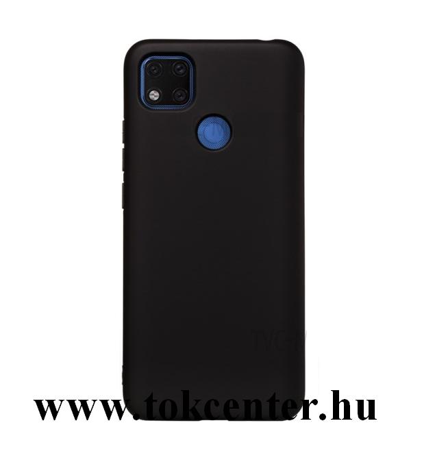 Xiaomi Redmi 9C Szilikon telefonvédő (matt) FEKETE