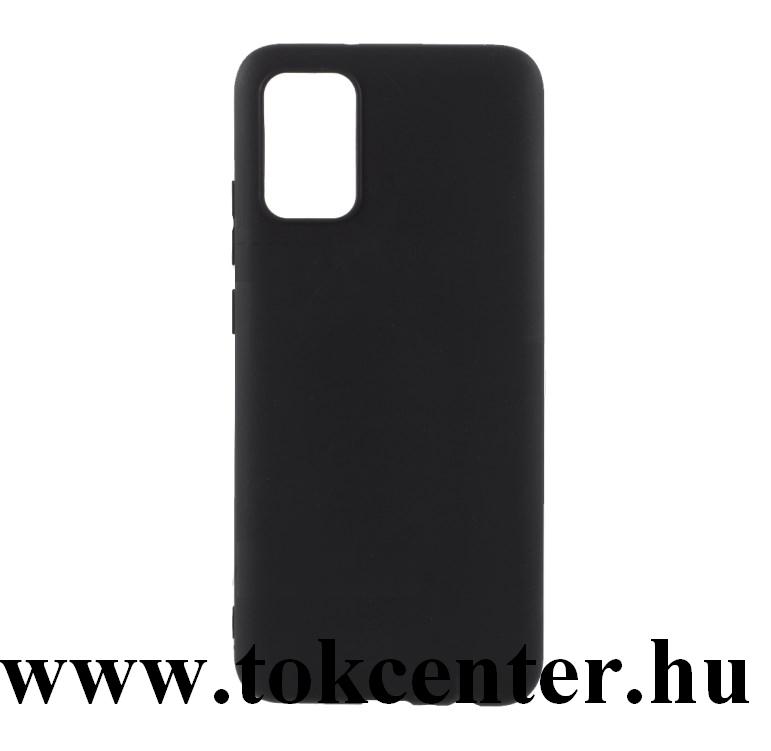 Samsung Galaxy A02s (SM-A025F) Szilikon telefonvédő (matt) FEKETE