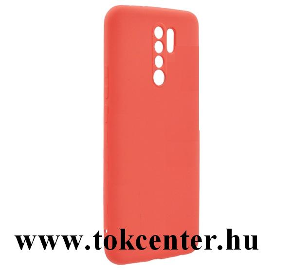 Xiaomi Redmi 9 Szilikon telefonvédő (matt) RÓZSASZÍN