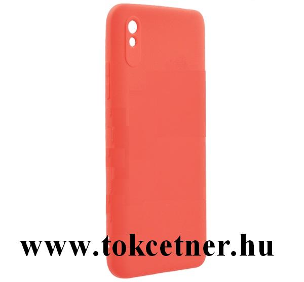 Xiaomi Redmi 9A (Redmi 9 AT) Szilikon telefonvédő (matt) RÓZSASZÍN