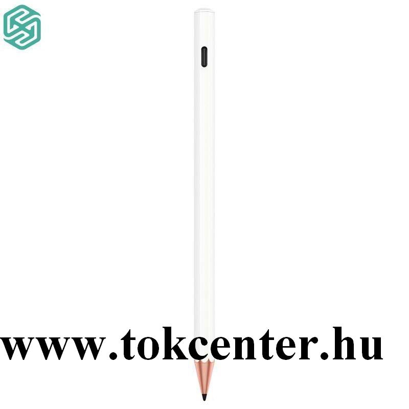 NILLKIN CRAYON 2 érintőképernyő ceruza (aktív, kapacitív, állítható érzékenység + póthegy) FEHÉR