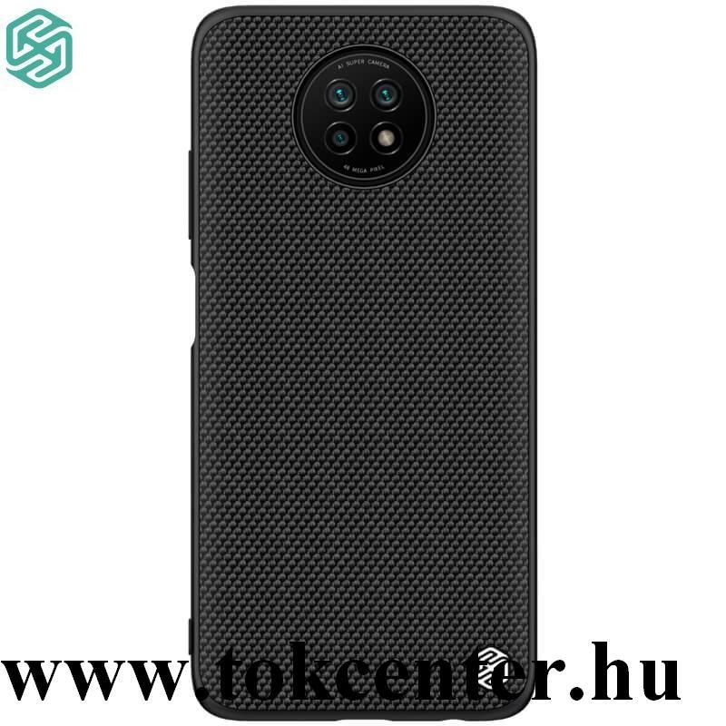 Xiaomi Redmi Note 9 5G NILLKIN TEXTURED műanyag telefonvédő (közepesen ütésálló, szilikon keret, 3D minta) FEKETE