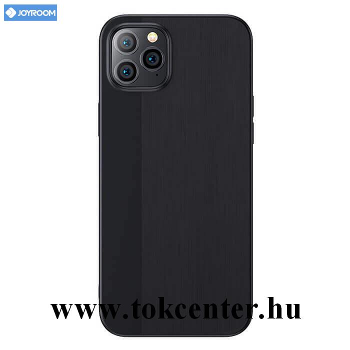Apple iPhone 12 Pro Max JOYROOM BRIGHT SHADOW szilikon telefonvédő (ultravékony, szálcsiszolt) FEKETE
