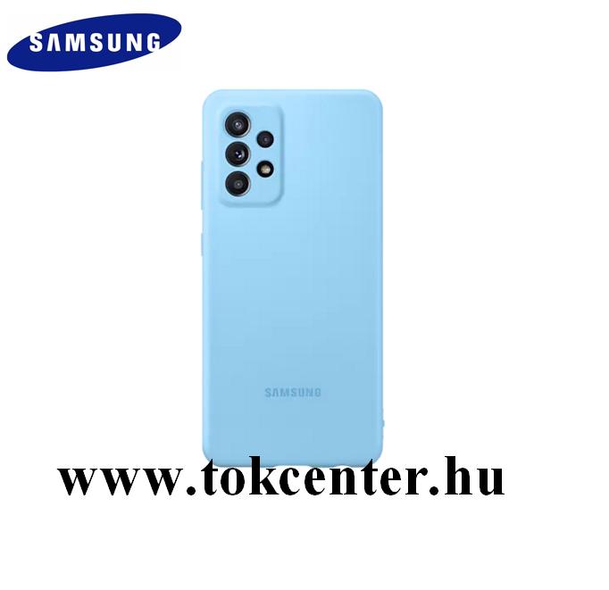 Samsung Galaxy A52 4G (SM-A525F) Gyári Szilikon telefonvédő KÉK (EF-PA525TLEGWW)