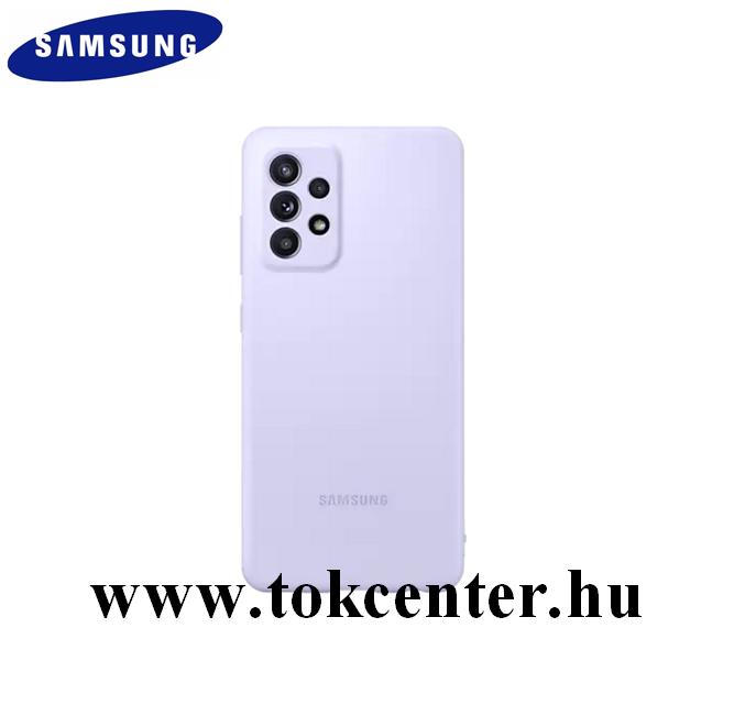 Samsung Galaxy A52 4G (SM-A525F) Gyári Szilikon telefonvédő LILA (EF-PA525TVEG)