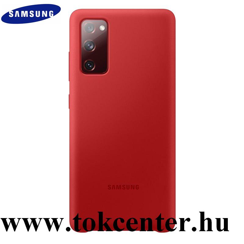 Samsung Galaxy S20 FE (SM-G780) Gyári Szilikon telefonvédő PIROS (EF-PG780TREGEU)