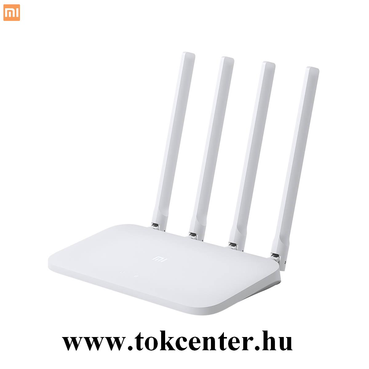 XIAOMI Mi 4C WIFI router (HOTSPOT, 300Mbps, 4 antenna, Dualband, 64MB) FEHÉR (DVB4231GL)