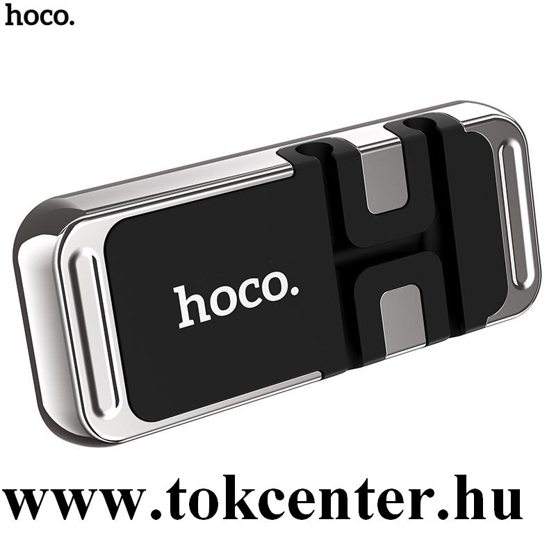HOCO CA77 autós tartó (műszerfalra, mágneses,4.7-6.5'' méret) EZÜST