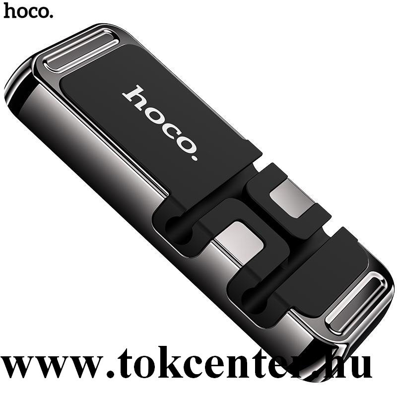 HOCO CA77 autós tartó (műszerfalra, mágneses,4.7-6.5'' méret) SZÜRKE