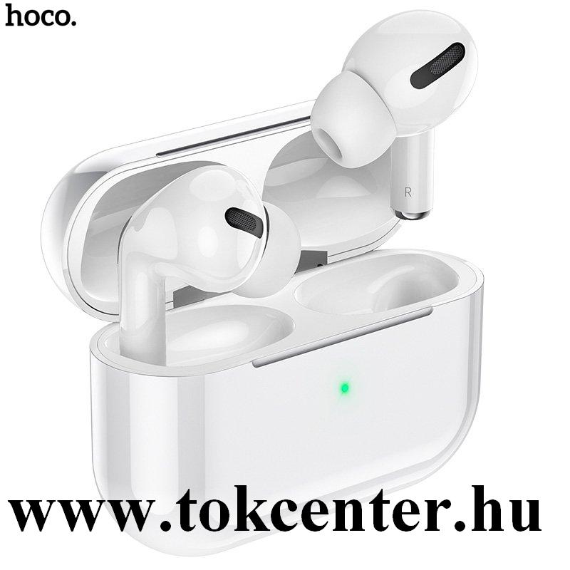 HOCO ES42 BLUETOOTH fülhallgató SZTEREO (v5.0, TWS, mikrofon, aktív zajszűrő + töltőtok) FEHÉR
