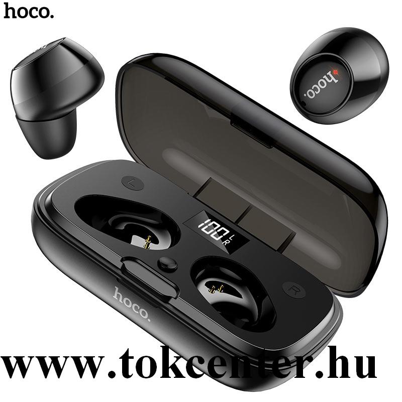 HOCO ES52 BLUETOOTH fülhallgató SZTEREO (v5.0, extra mini) FEKETE