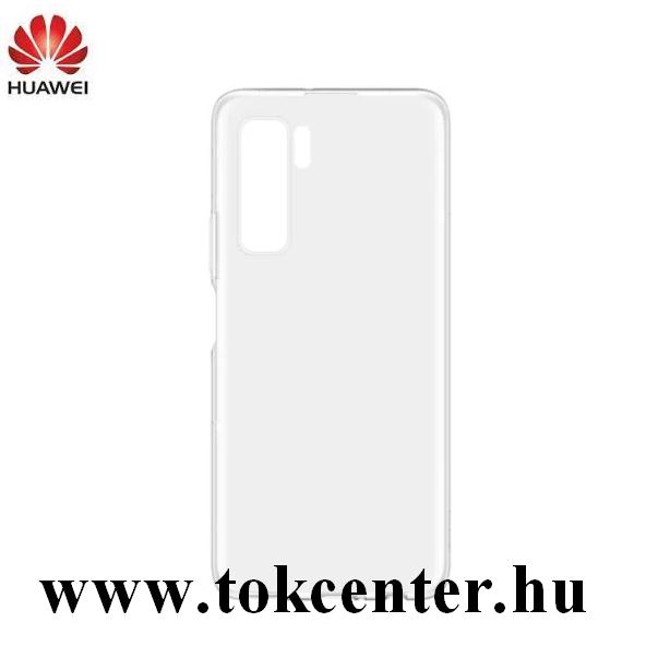 Huawei P40 Lite 5G / nova 7 SE Gyári Szilikon telefonvédő ÁTLÁTSZÓ (51994053)