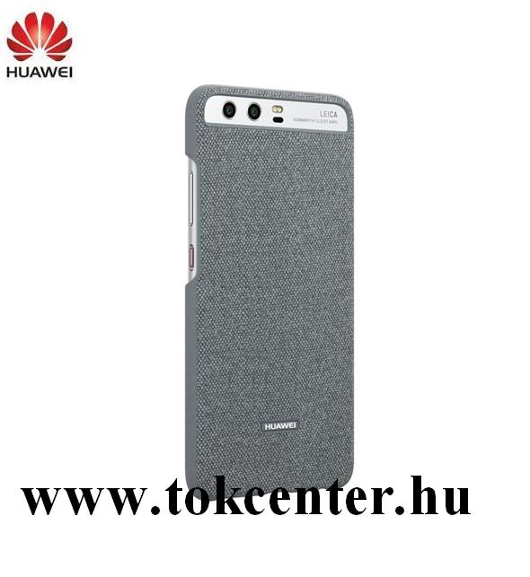Huawei P10 Gyári Műanyag telefonvédő (textil hátlap) VILÁGOSSZÜRKE (51991891)