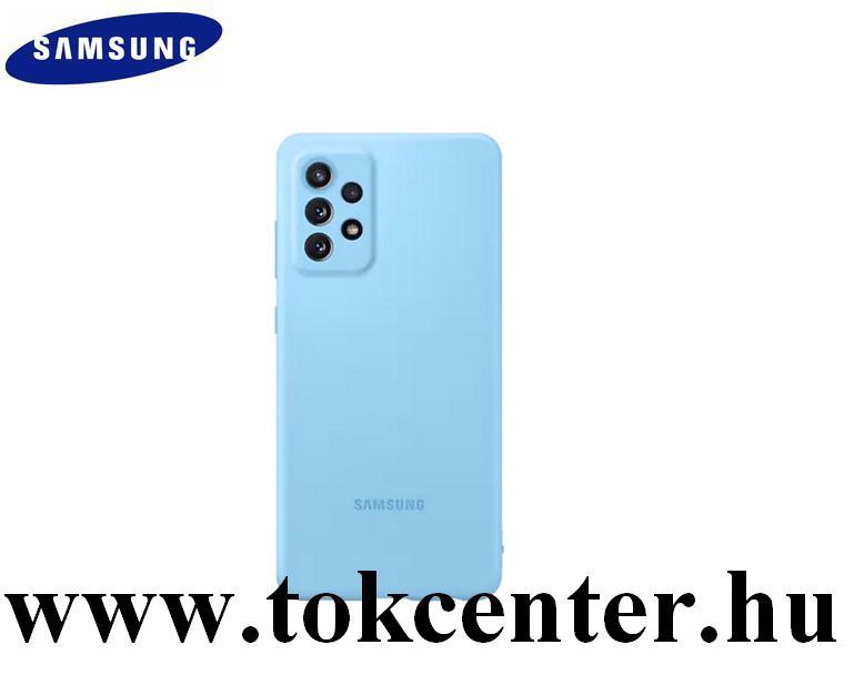 Samsung Galaxy A72 4G (SM-A725F) Gyári Szilikon telefonvédő KÉK (EF-PA725TLEGWW)