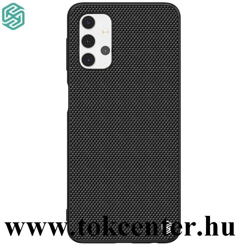 Samsung Galaxy A32 5G (SM-A326) NILLKIN TEXTURED műanyag telefonvédő (közepesen ütésálló, szilikon keret, 3D minta) FEKETE