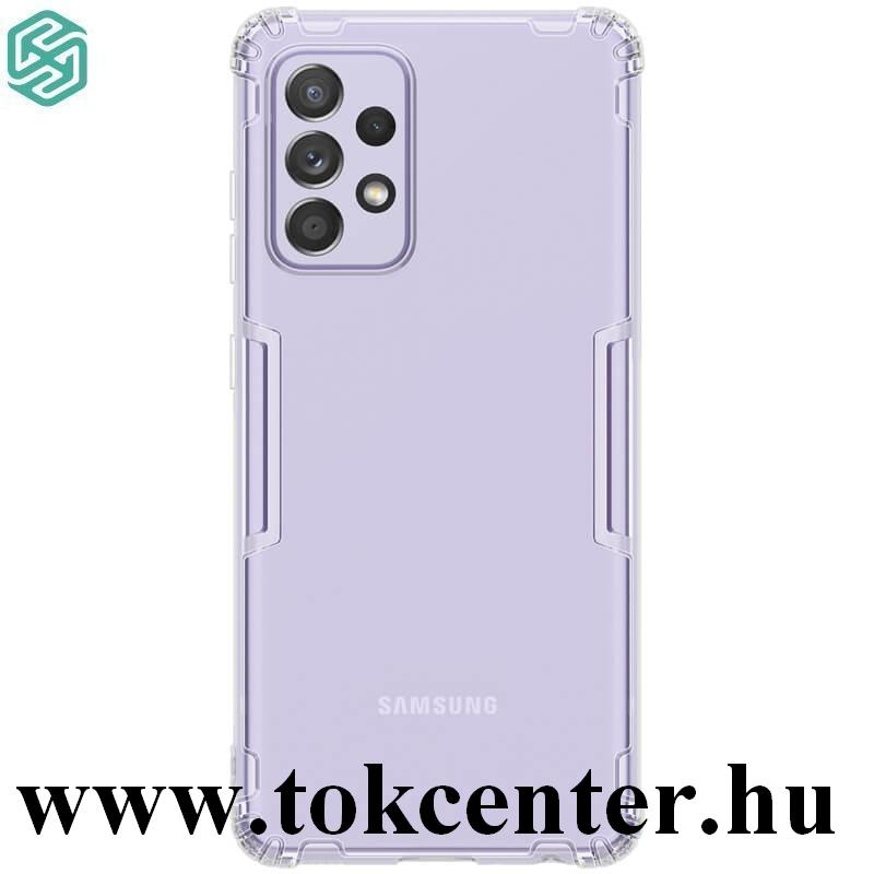 Samsung Galaxy A52 5G (SM-A526F) NILLKIN NATURE szilikon telefonvédő (közepesen ütésálló, légpárnás sarok, 0.6 mm, ultravékony) ÁTLÁTSZÓ