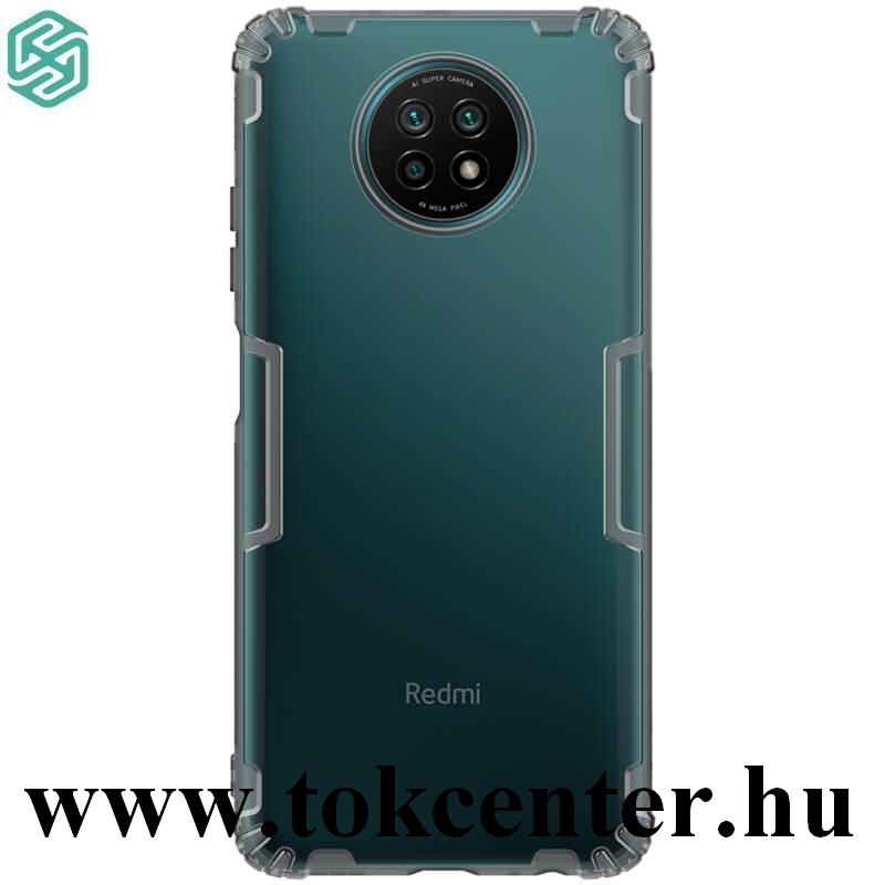 Xiaomi Redmi Note 9 5G NILLKIN NATURE szilikon telefonvédő (közepesen ütésálló, légpárnás sarok, 0.6 mm, ultravékony) SZÜRKE
