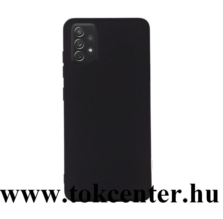 Samsung Galaxy A72 4G (SM-A725F) Szilikon telefonvédő (matt) FEKETE